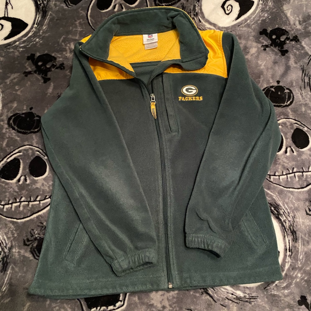 NFL GreenBay Packers Full Zip Sweater